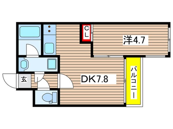 サクシード太秦の物件間取画像